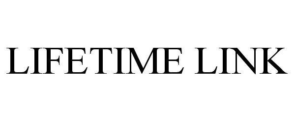 Trademark Logo LIFETIME LINK