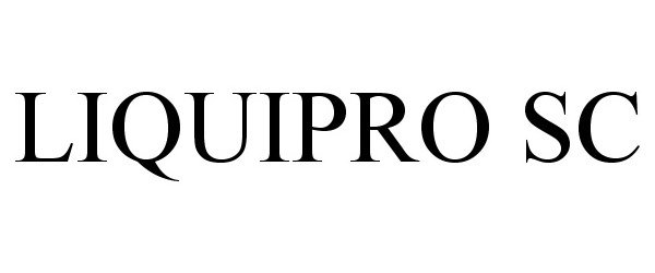 Trademark Logo LIQUIPRO SC