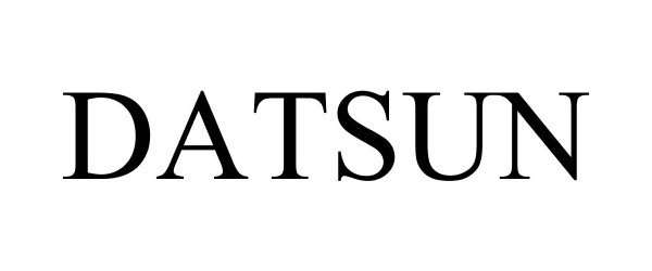 Trademark Logo DATSUN