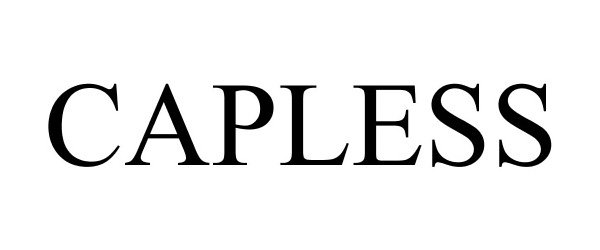 Trademark Logo CAPLESS