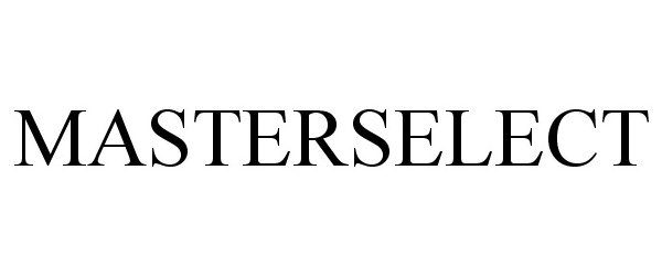 Trademark Logo MASTERSELECT