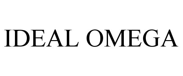 Trademark Logo IDEAL OMEGA