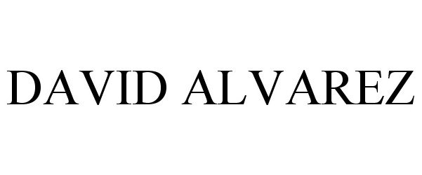 DAVID ALVAREZ