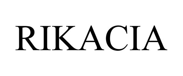 Trademark Logo RIKACIA