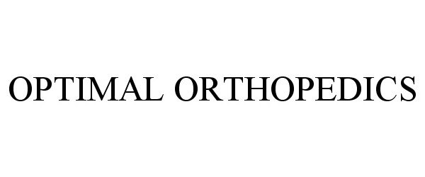  OPTIMAL ORTHOPEDICS