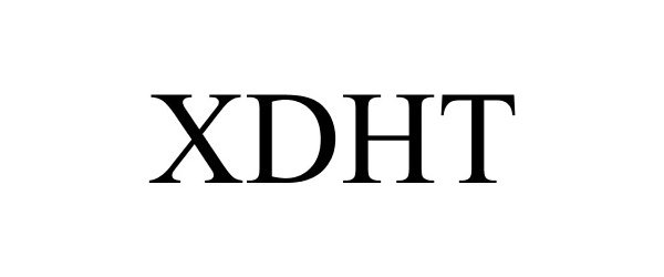 Trademark Logo XDHT