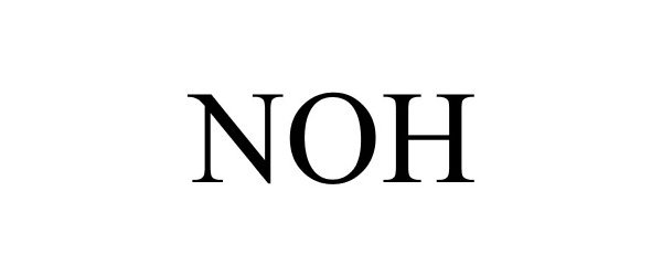 Trademark Logo NOH