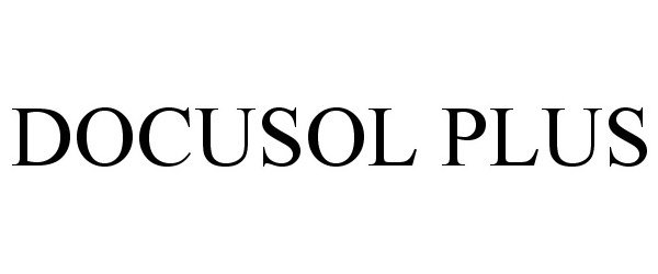 Trademark Logo DOCUSOL PLUS