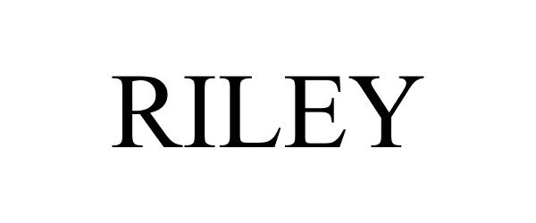Trademark Logo RILEY