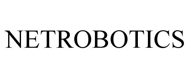 Trademark Logo NETROBOTICS