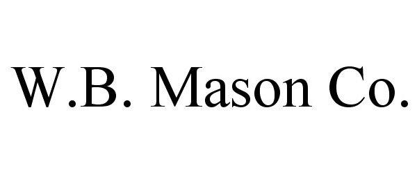 Trademark Logo W.B. MASON CO.