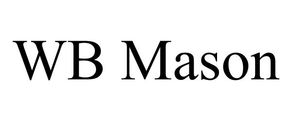 Trademark Logo WB MASON