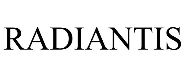 Trademark Logo RADIANTIS