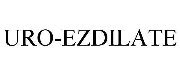 Trademark Logo URO-EZDILATE