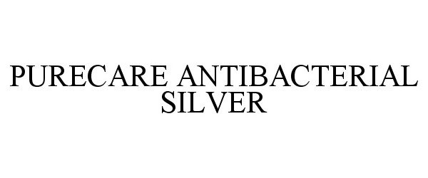 Trademark Logo PURECARE ANTIBACTERIAL SILVER