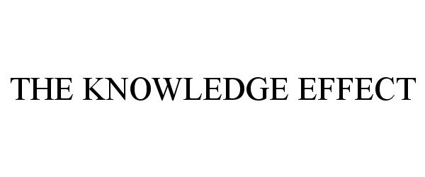 Trademark Logo THE KNOWLEDGE EFFECT