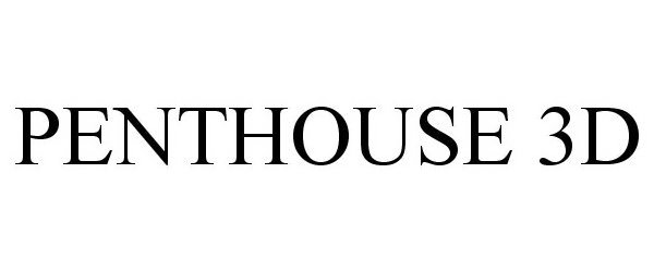 Trademark Logo PENTHOUSE 3D