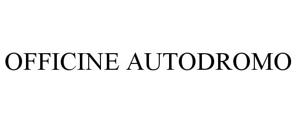  OFFICINE AUTODROMO