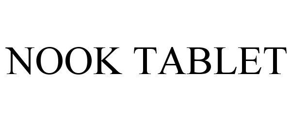Trademark Logo NOOK TABLET