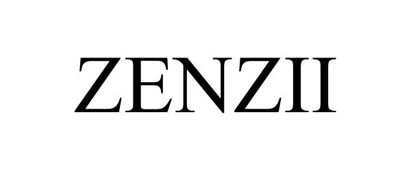 Trademark Logo ZENZII