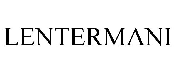 Trademark Logo LENTERMANI