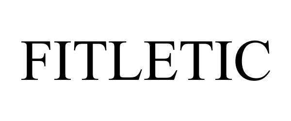 Trademark Logo FITLETIC