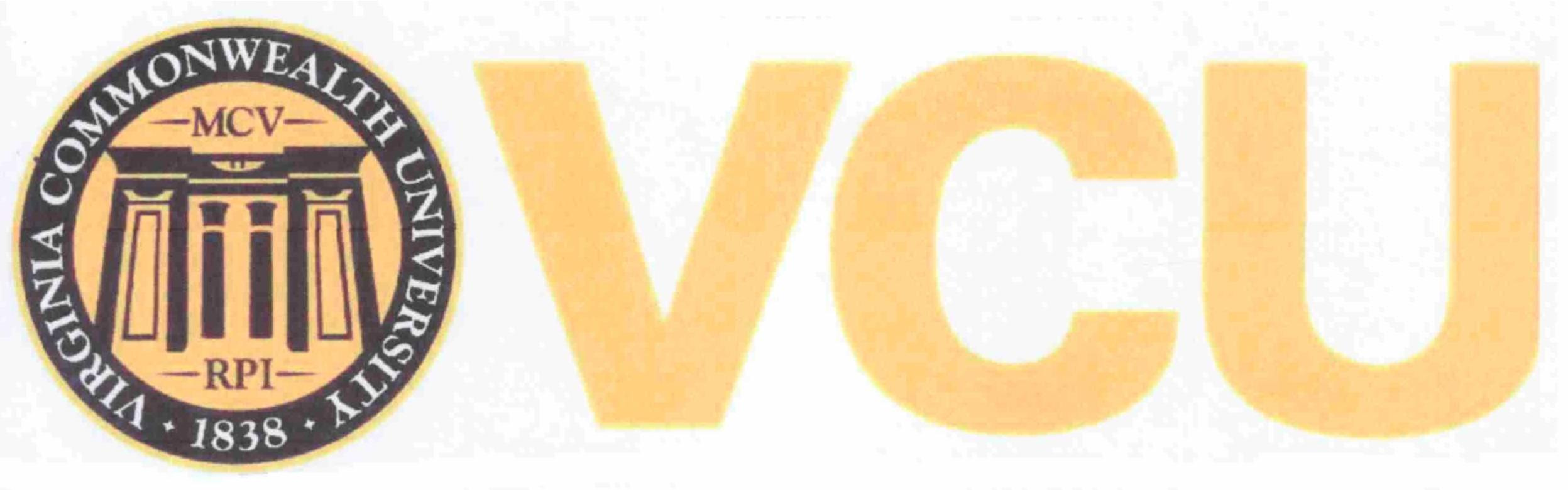 Trademark Logo VIRGINIA COMMONWEALTH UNIVERSITY 1838 MCV RPI VCU