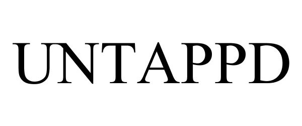 Trademark Logo UNTAPPD