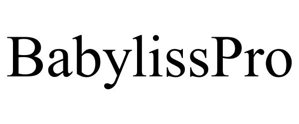 Trademark Logo BABYLISSPRO