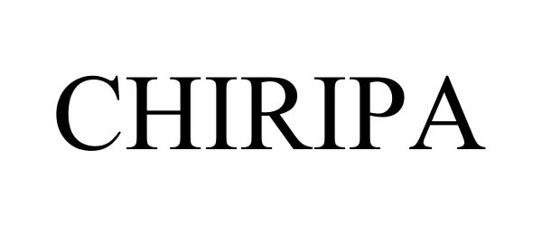 Trademark Logo CHIRIPA