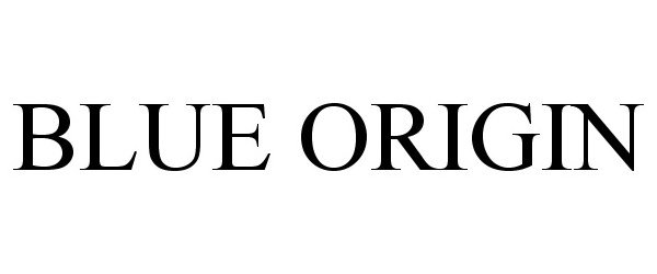Trademark Logo BLUE ORIGIN