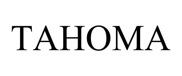 Trademark Logo TAHOMA