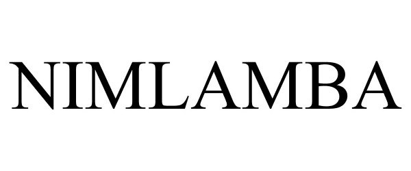 Trademark Logo NIMLAMBA