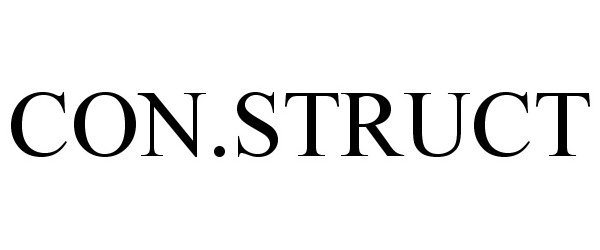Trademark Logo CON.STRUCT