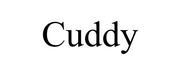 Trademark Logo CUDDY