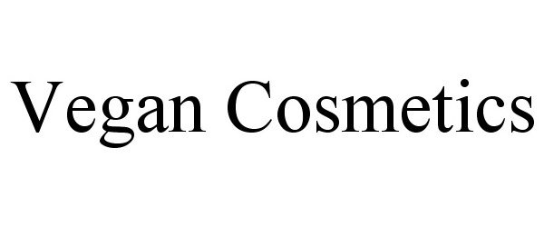 Trademark Logo VEGAN COSMETICS