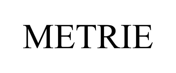 Trademark Logo METRIE