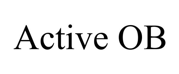 Trademark Logo ACTIVE OB