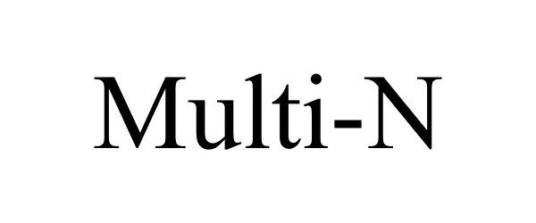 Trademark Logo MULTI-N