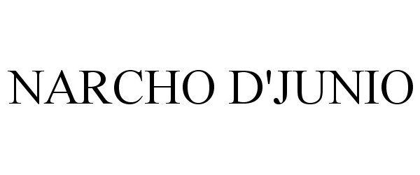 Trademark Logo NARCHO D'JUNIO