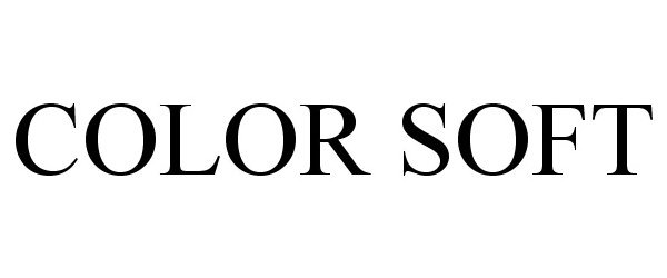 Trademark Logo COLOR SOFT