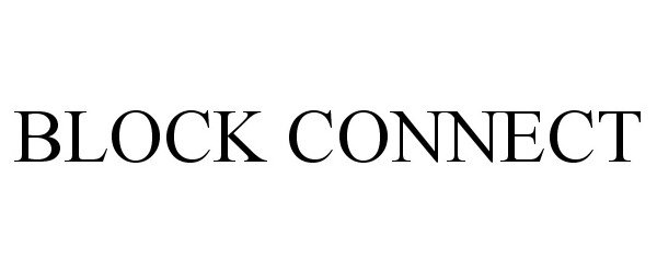 Trademark Logo BLOCK CONNECT