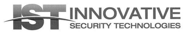Trademark Logo IST INNOVATIVE SECURITY TECHNOLOGIES