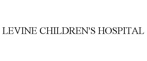  LEVINE CHILDREN'S HOSPITAL