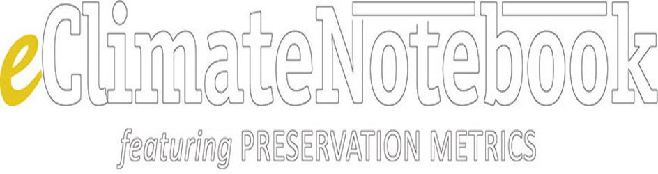 Trademark Logo ECLIMATENOTEBOOK FEATURING PRESERVATION METRICS