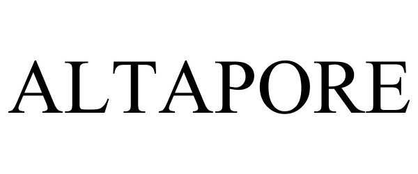 Trademark Logo ALTAPORE