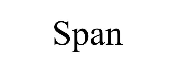 Trademark Logo SPAN