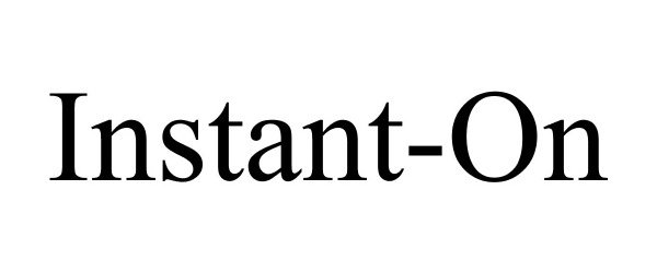 Trademark Logo INSTANT-ON