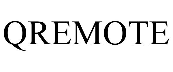 Trademark Logo QREMOTE