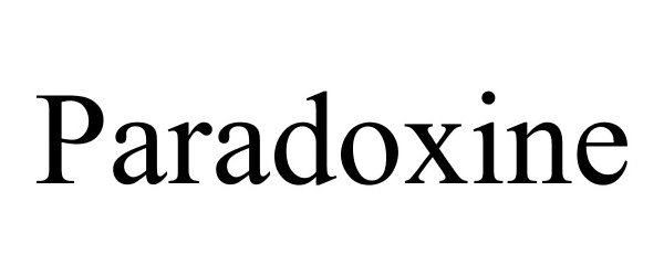 Trademark Logo PARADOXINE